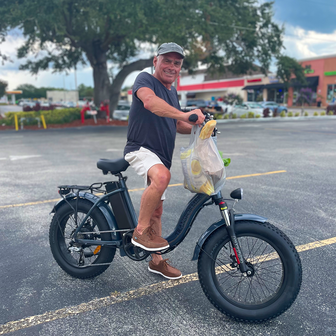 Anywhere Bikes - Transformer - Electric Folding Fat Tire Cruiser