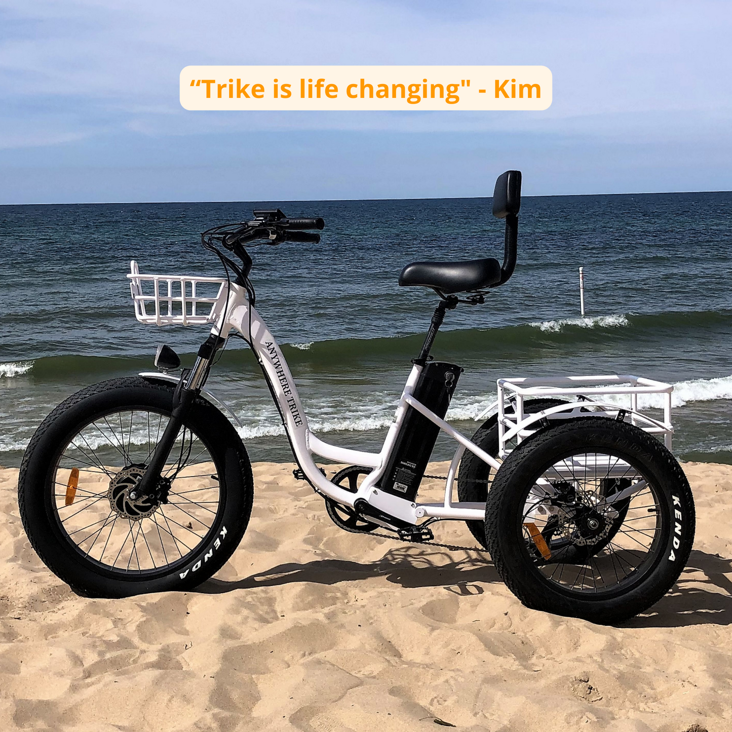 Anywhere Trike - Rugged Edition - Fat Tire Electric Tricycle